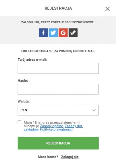 GGBET rejestracja